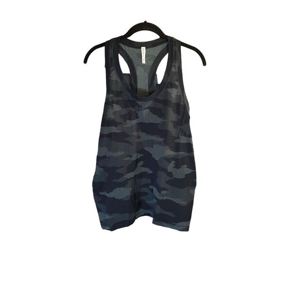 Athleta women’s black and gray camo limitless Razorback, tank top S/L - Picture 6 of 8